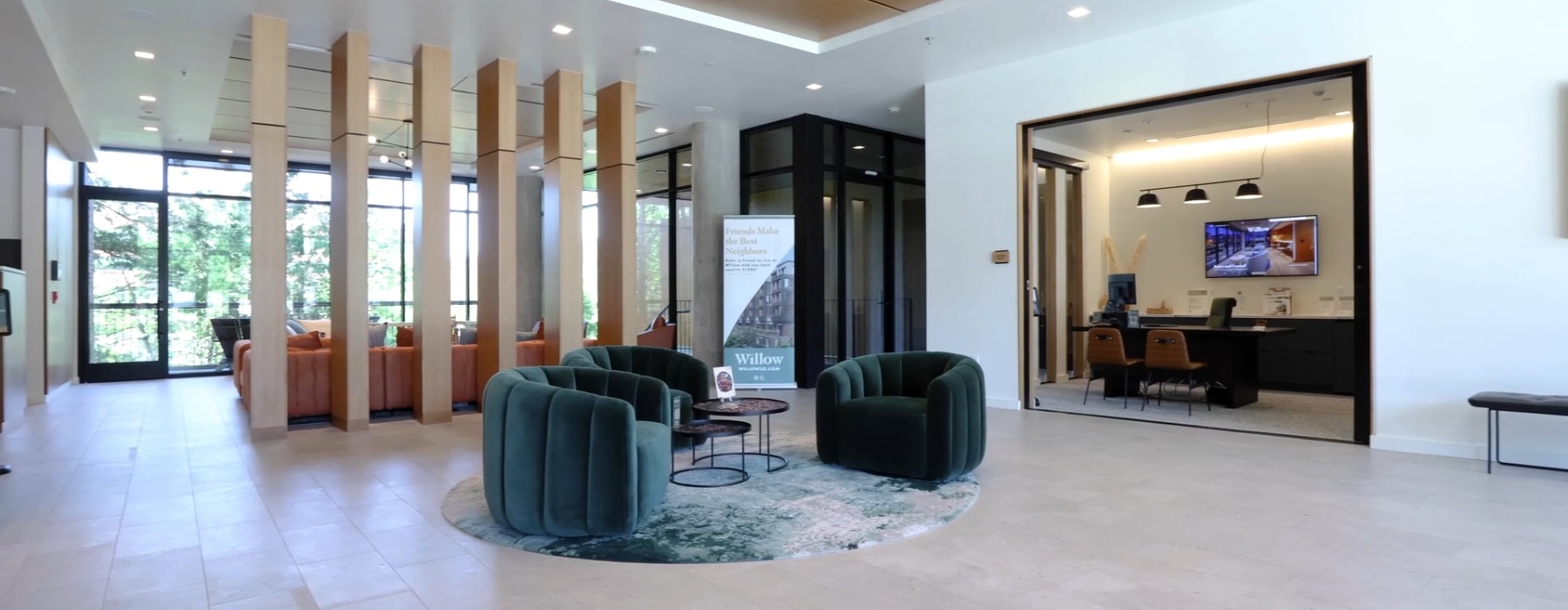 lounge with seating